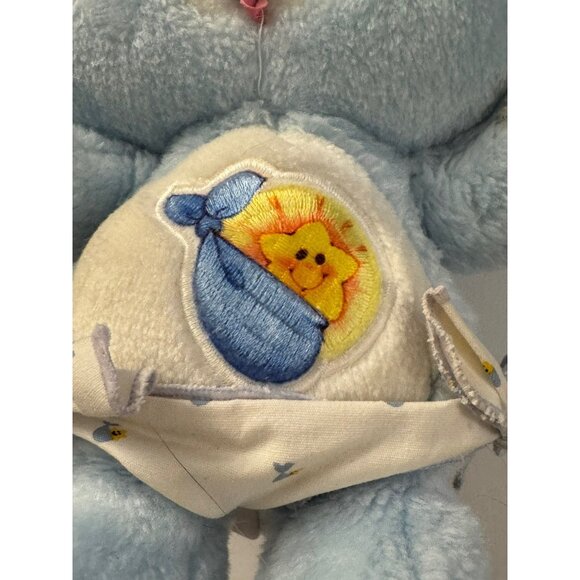Vintage 1983 Kenner Care Bears Baby Tugs 11" Plush Stuffed Diaper Blue CS3 - Picture 2 of 4